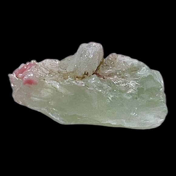 Clear Opalescent Layered Art Glass Cullet Glowing Manganese Slag Glass #5GL44 - Picture 6 of 7